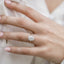 3.20 CT Elongated Cushion Solitaire Hidden Halo Moissanite Engagement Ring - crownmoissanite