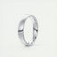 Polished Finish Regular White Gold Men's Band - crownmoissanite