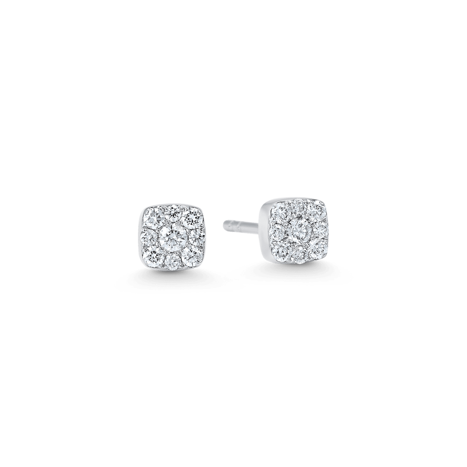 0.25 TCW Round Moissanite Diamond Stud Earrings - crownmoissanite