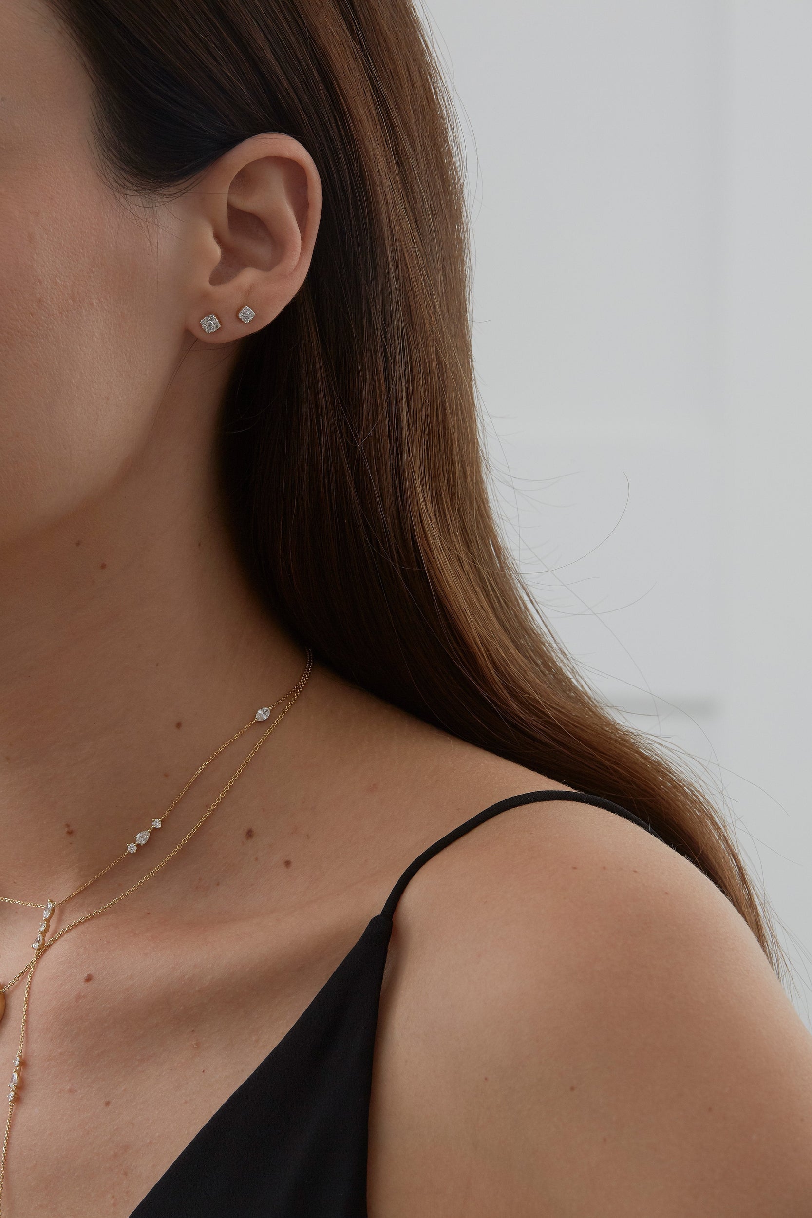 0.25 TCW Round Moissanite Diamond Stud Earrings - crownmoissanite