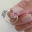 2.1 CT Oval Cut Cluster Style Moissanite Engagement Ring - crownmoissanite