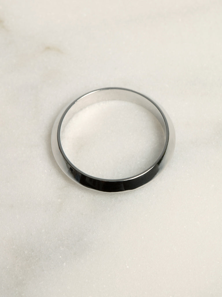 Polished Finish Classic Men's Wedding Band - crownmoissanite