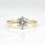1.0 CT Round Shaped Moissanite Solitaire Engagement Ring - crownmoissanite