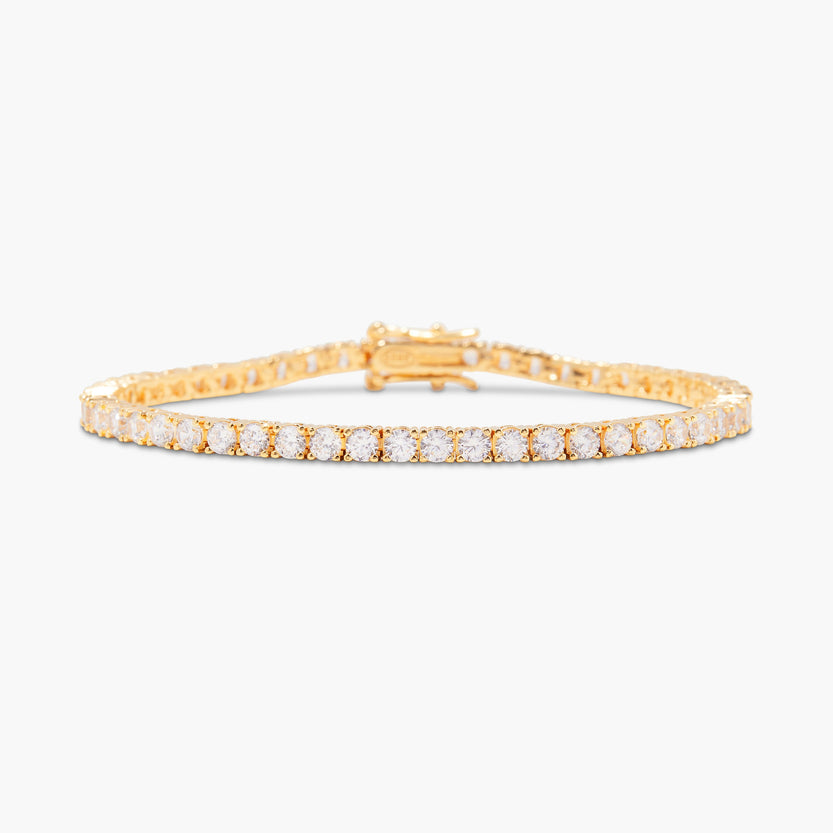 Round Cut Moissanite Diamond Tennis Bracelet