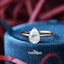 1.93 CT Pear Cut Solitaire Moissanite Engagement Ring - crownmoissanite