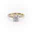 2.54 CT Cushion Cut Pave Moissanite Engagement Ring - crownmoissanite