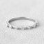 0.2 CT Round Cut Dainty Moissanite Wedding Band - crownmoissanite