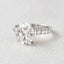 3.74 CT Oval Cut Hidden Halo Pave Moissanite Engagement Ring - crownmoissanite