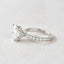 3.74 CT Oval Cut Hidden Halo Pave Moissanite Engagement Ring - crownmoissanite