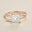 1.18 CT Princess Shaped Moissanite Solitaire Engagement Ring - crownmoissanite