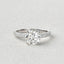 3.2 CT Round Cut Solitaire Pave Moissanite Engagement Ring - crownmoissanite