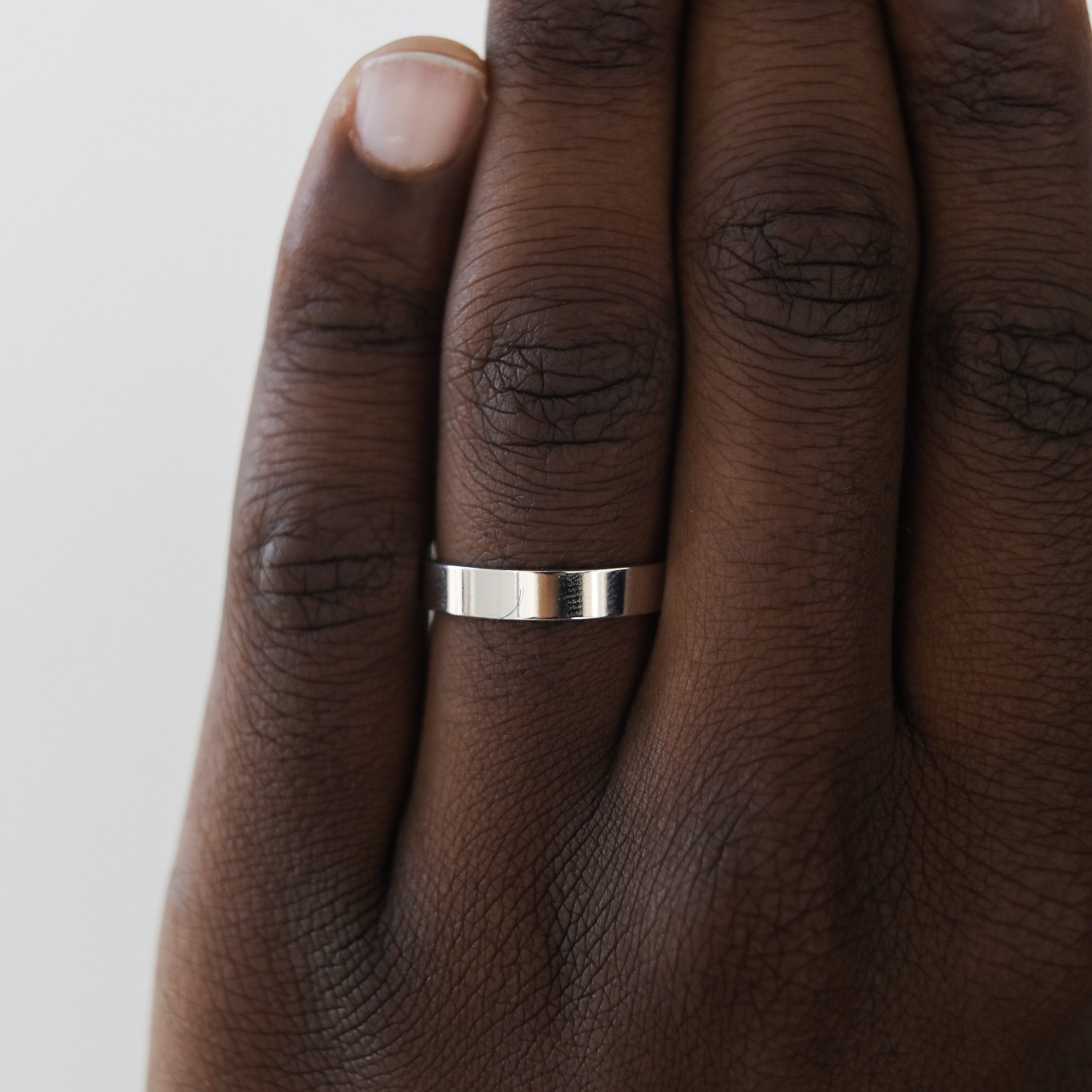 Satin-Finish Classic Yellow Gold Men's Band - crownmoissanite