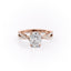 2.0 CT Elongated Cushion Shaped Moissanite Solitaire Cross Over Engagement Ring - crownmoissanite