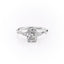 2.0 CT Elongated Cushion Cut Hidden Halo Moissanite Engagement Ring - crownmoissanite
