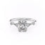 2.0 CT Elongated Cushion Cut Hidden Halo Moissanite Engagement Ring - crownmoissanite