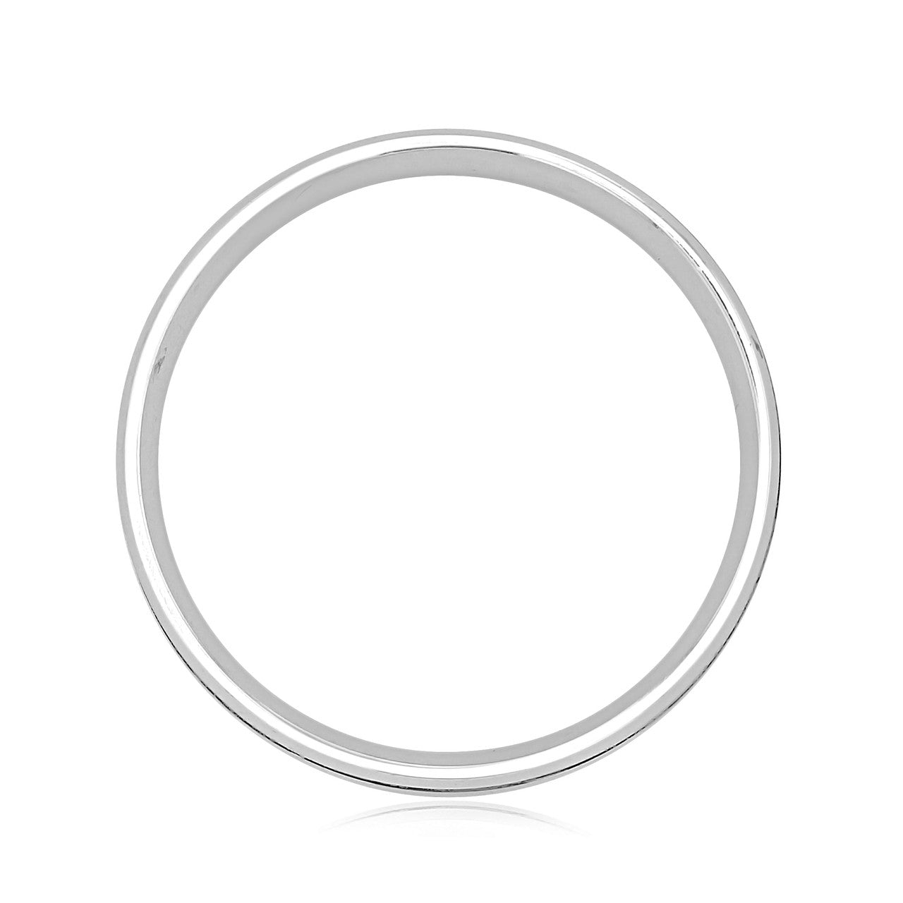 Milgrain Brushed Polish Men's Wedding Band - crownmoissanite