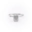 2.10 CT Emerald Cut Solitaire Hidden Halo Setting Moissanite Engagement Ring - crownmoissanite