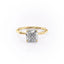 2.15 CT Cushion Cut Solitaire Style Moissanite Engagement Ring - crownmoissanite