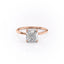 2.54 CT Cushion Cut Solitaire Style Moissanite Engagement Ring - crownmoissanite