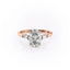 2.72 CT Oval Cut Three Stone Moissanite Engagement Ring - crownmoissanite