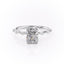2.10 CT Radiant Shaped Moissanite Dainty Engagement Ring - crownmoissanite