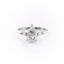 2.0 CT Pear Shaped Moissanite Three Stones Engagement Ring - crownmoissanite