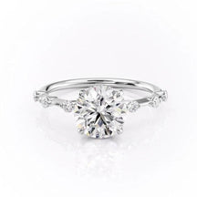 1.60 CT Round Shaped Moissanite Solitaire Engagement Ring - crownmoissanite