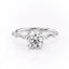 1.60 CT Round Shaped Moissanite Solitaire Engagement Ring - crownmoissanite