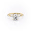 1.60 CT Round Shaped Moissanite Solitaire Engagement Ring - crownmoissanite