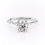 1.60 CT Round Shaped Moissanite Solitaire Engagement Ring - crownmoissanite