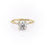 1.60 CT Round Shaped Moissanite Solitaire Engagement Ring - crownmoissanite