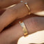 Classic Men's Wedding Band With Linear Mountains - crownmoissanite