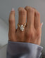 1.0 - 3.0 CT Oval Shaped Moissanite Solitaire Style Engagement Ring