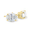 2.50 TCW oval cut moissanite stud earrings – elegant and timeless gold studs featuring brilliant oval stones, perfect for bridal sparkle or everyday sophistication.
