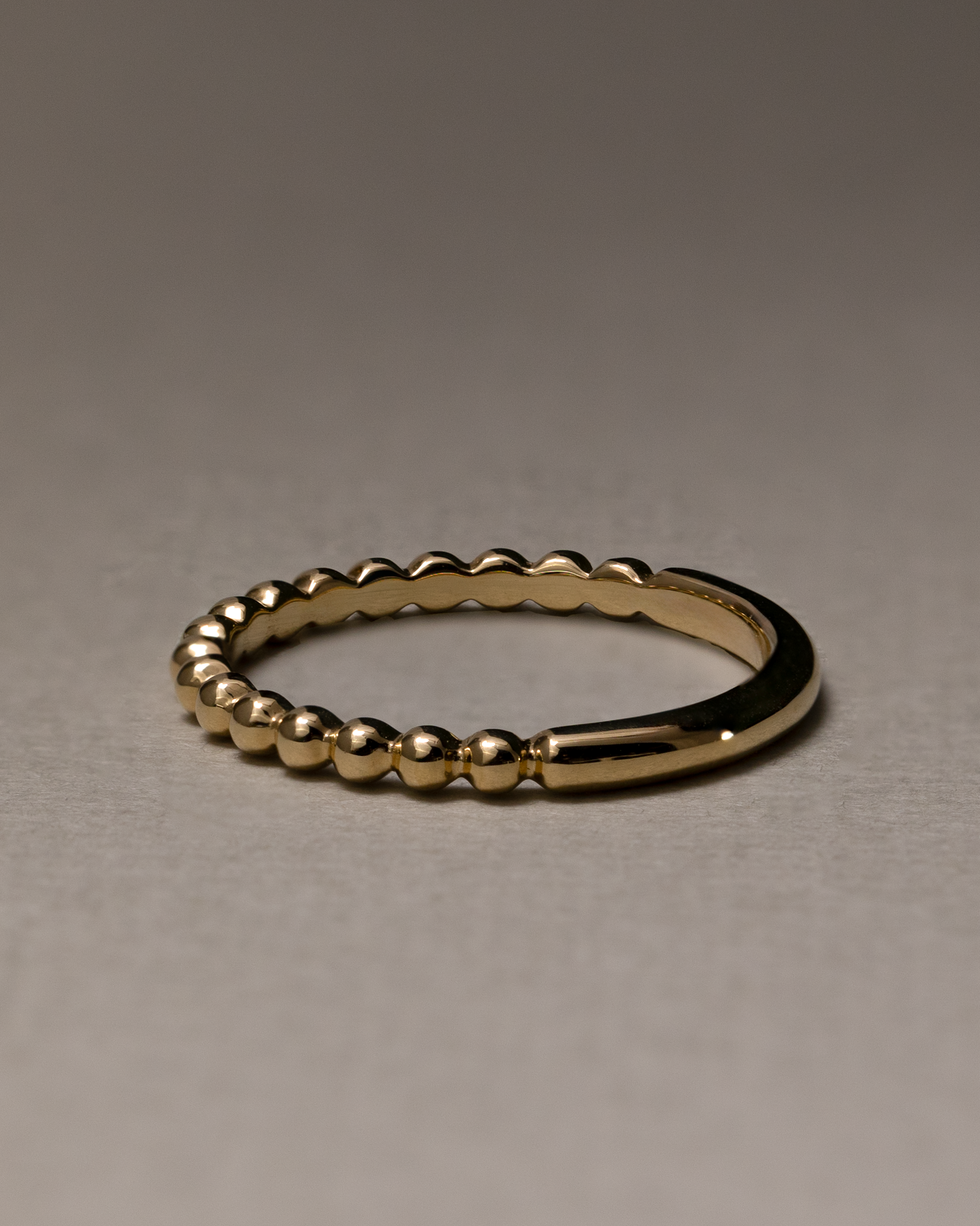 Plain unique wedding band