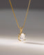 2.0 CT oval cut moissanite pendant necklace – elegant solitaire design in polished gold, perfect for bridal jewelry, gifting, or everyday sophistication.