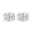 2.50 TCW oval cut moissanite stud earrings – elegant and timeless gold studs featuring brilliant oval stones, perfect for bridal sparkle or everyday sophistication.