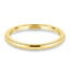 Minimalist plain wedding band in polished gold – classic unisex design for timeless elegance, perfect for engagements or weddings.
