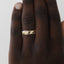 Classic Polished Finish Yellow Gold Men's Band - crownmoissanite