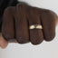 Classic Polished Finish Yellow Gold Men's Band - crownmoissanite