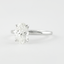 1.33 CT Oval Solitaire Style Moissanite Engagement Ring - crownmoissanite