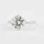 1.20 CT Round Shaped Moissanite Solitaire Engagement Ring - crownmoissanite