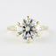 1.90 CT Round Shaped Moissanite Solitaire Engagement Ring - crownmoissanite