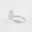2.10 CT Pear Shaped Moissanite Hidden Halo Engagement Ring - crownmoissanite