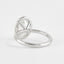 2.72 CT Oval Cut Halo Style Moissanite Engagement Ring - crownmoissanite