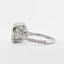 2.15 CT Cushion Cut Halo Style Moissanite Engagement Ring - crownmoissanite