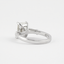 2.30 CT Emerald Three Stone Style Moissanite Engagement Ring - crownmoissanite