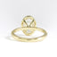 4.0 CT Oval Cut Halo Style Moissanite Engagement Ring - crownmoissanite