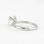 1.5 CT Round Solitaire & Pave Setting Moissanite Engagement Ring - crownmoissanite