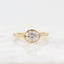 1.0 CT Oval Shaped Moissanite Bezel Solitaire Engagement Ring - crownmoissanite
